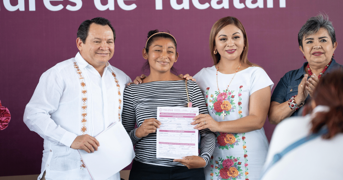 Madres autónomas de Yucatán ya reciben respaldo con el programa Mujeres Renacimiento