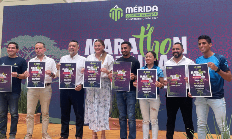 Maratón de Mérida 2026 Cecilia Patrón anuncia evento con impacto turístico y deportivo