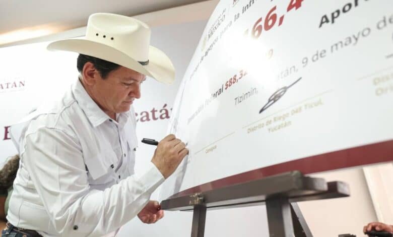 Más de 166 millones de pesos en apoyos hidroagrícolas fortalecen al campo yucateco