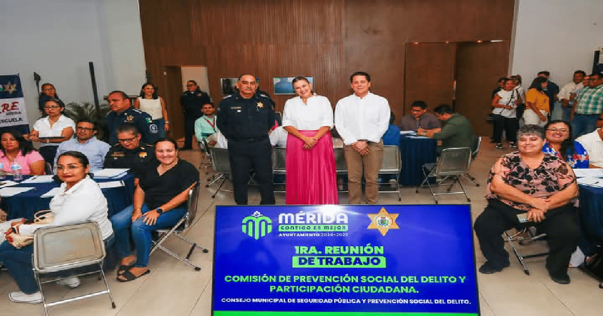 Mérida fortalece su seguridad con trabajo conjunto