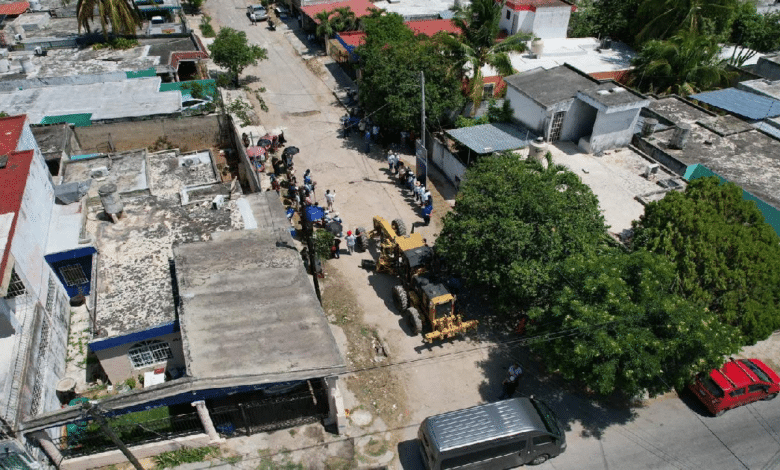 Nuevas calles y parque infantil para Reparto Granjas en Kanasín