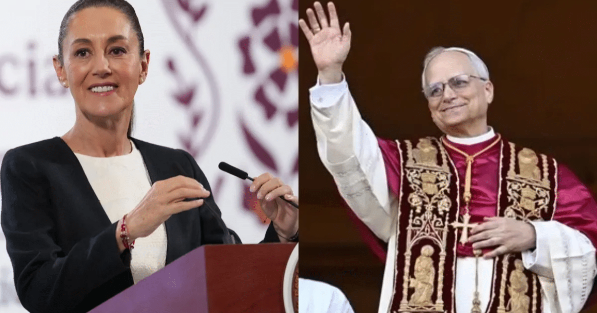 Sheinbaum felicita al nuevo papa León XIV