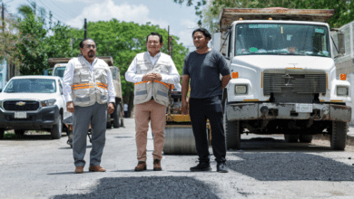 Calles del sur de Mérida comienzan a transformarse con estrategia estatal de bacheo