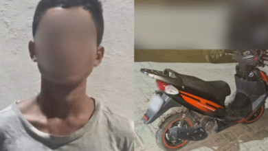 Detienen a presunto ladrón de motocicleta en Progreso, Yucatán