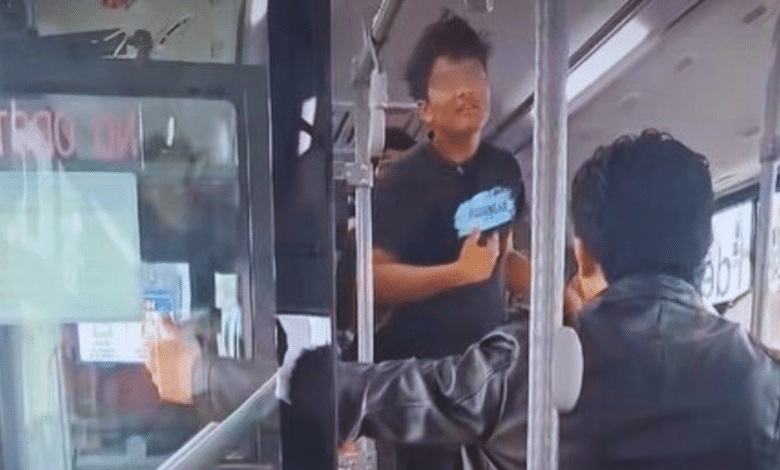 Dos hombres se pelean en unidad del Va y Ven, en Mérida, y son bajados a la fuerza