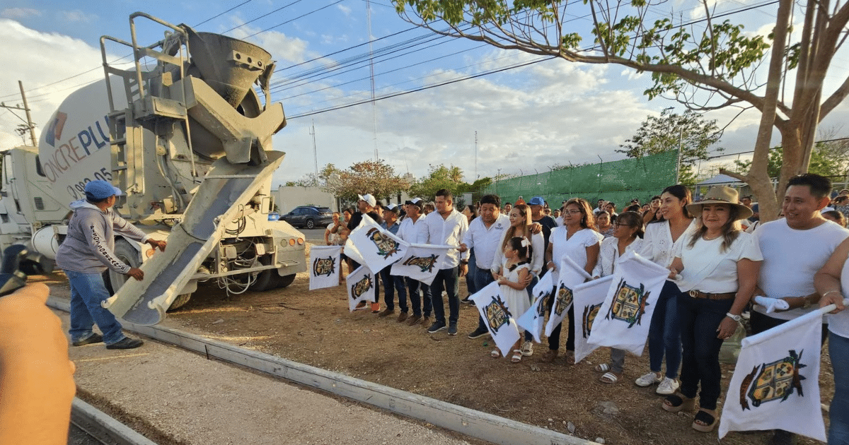 Edwin Bojórquez impulsa modernización de la calle 21 en Kanasín con más de $2 millones en inversión