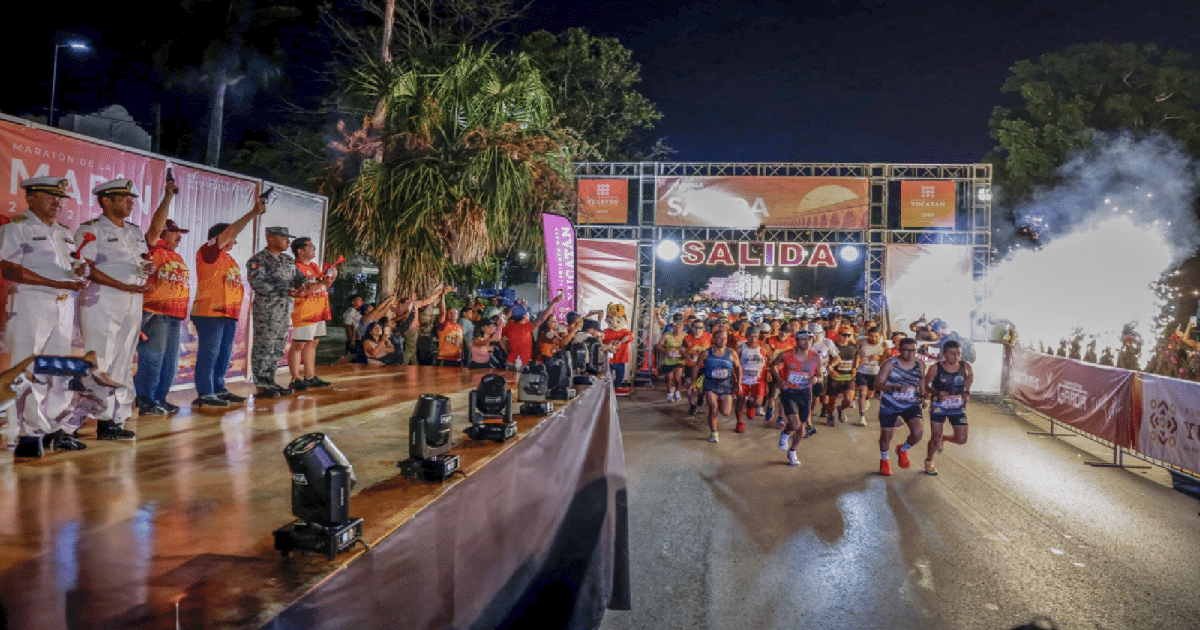 El Maratón de la Marina 2025 culmina con éxito y reconocimientos en Progreso