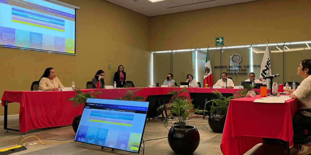 INE Yucatán inicia cómputo oficial de actas del proceso electoral del Poder