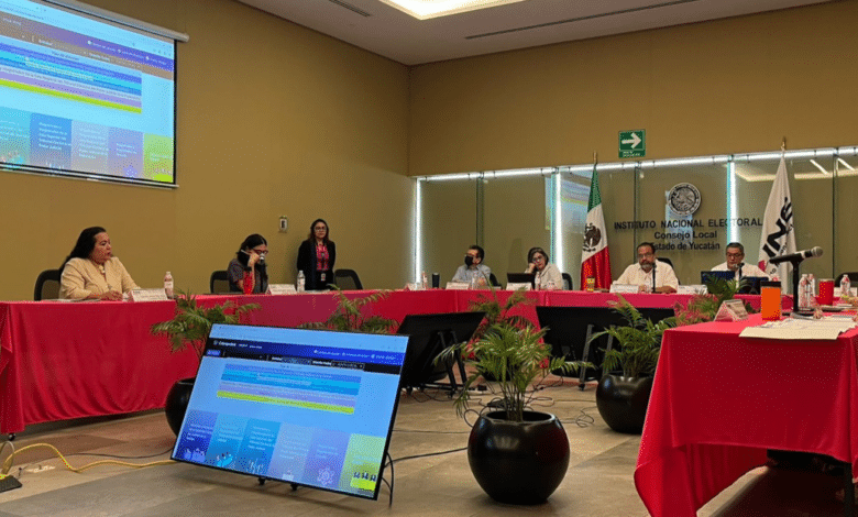 INE Yucatán inicia cómputo oficial de actas del proceso electoral del Poder