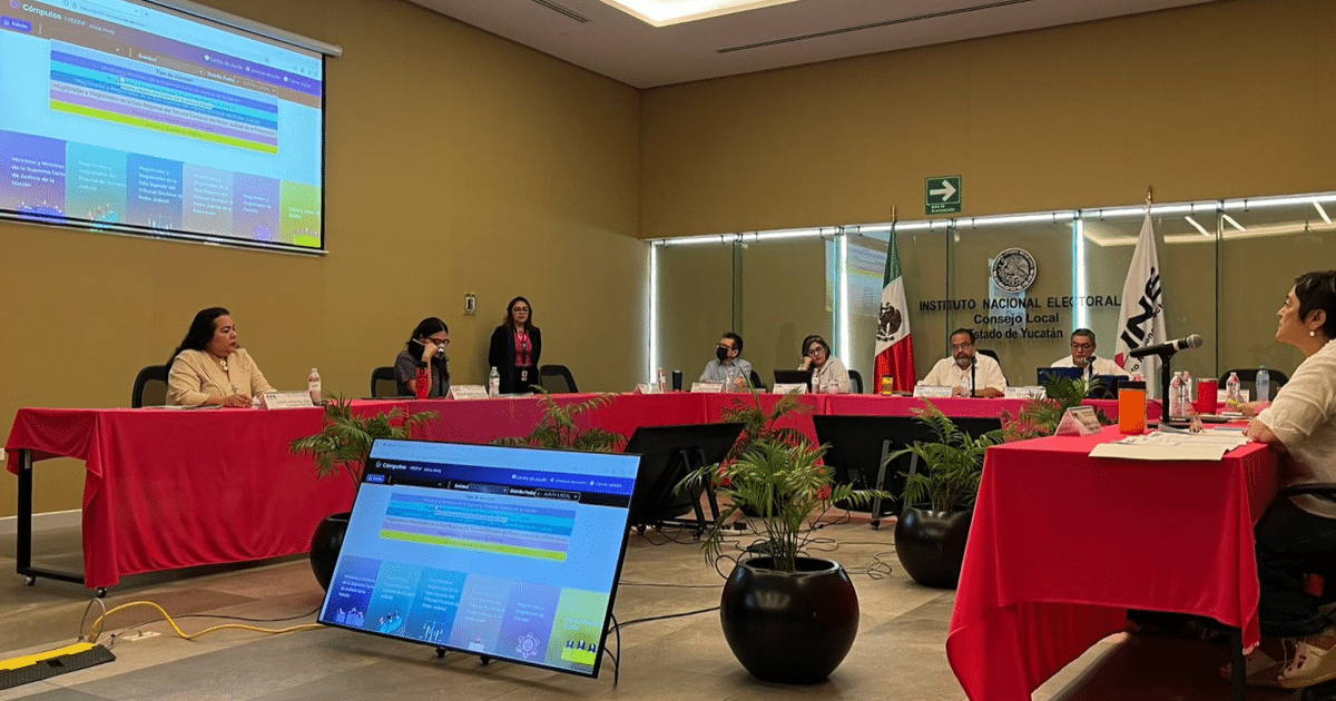 INE Yucatán inicia cómputo oficial de actas del proceso electoral del Poder