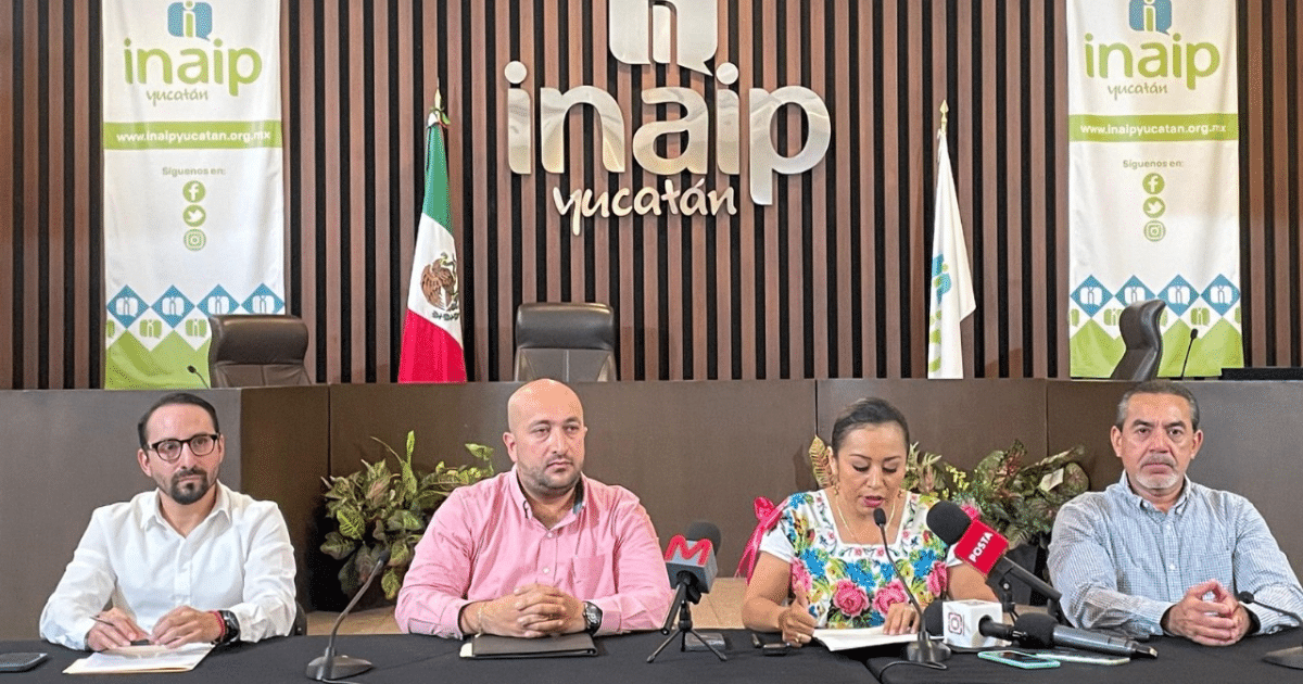 Inaip Yucatán celebra 21 años de la Ley de Transparencia con jornadas de capacitación en escuelas