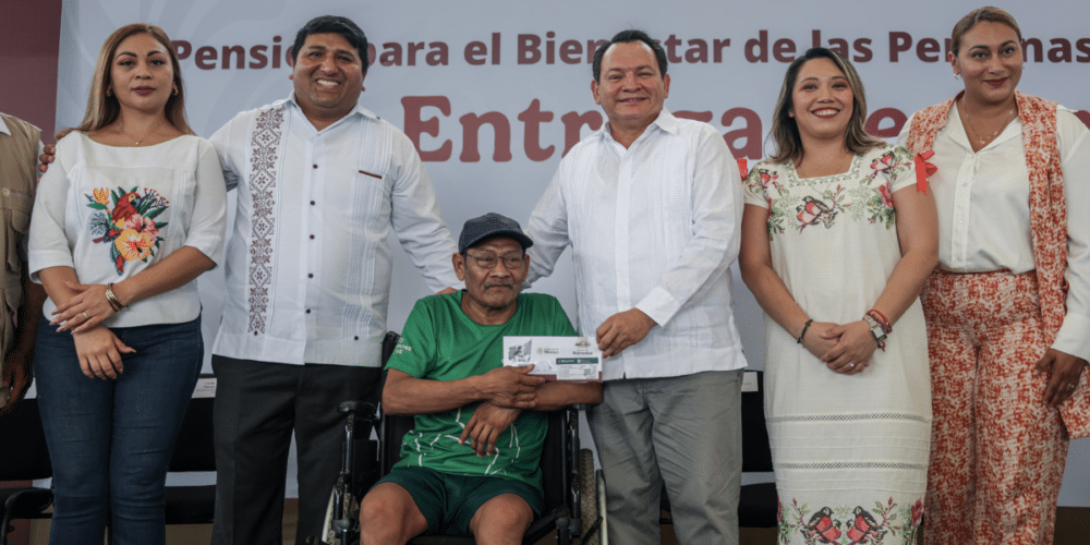 Más de 31 mil personas con discapacidad en Yucatán reciben apoyo económico bimestral