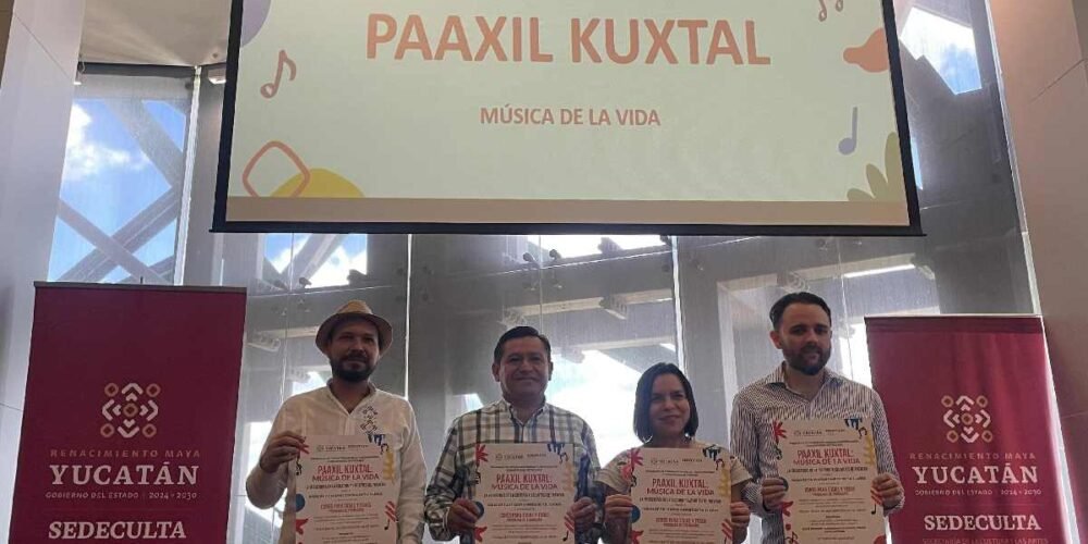 Sedeculta lanza Paaxil Kuxtal, programa musical gratuito en municipios de Yucatán.