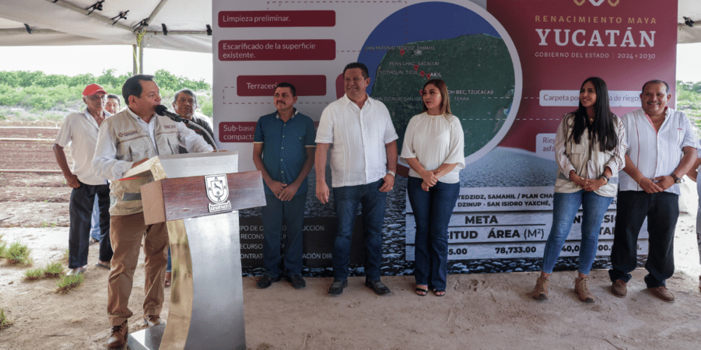Renacimiento Maya invierte 40 millones para caminos sacacosechas en el sur de Yucatán