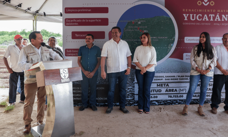 Renacimiento Maya invierte 40 millones para caminos sacacosechas en el sur de Yucatán