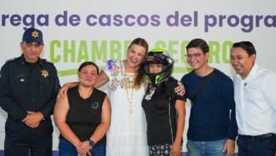 Cecilia Patrón refuerza la seguridad de motociclistas de plataformas digitales en Mérida
