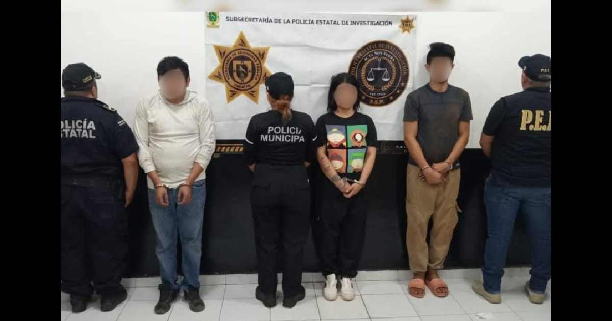 SSP detiene a presuntos ladrones que intentaron huir tras robo frustrado en Montes de Amé, Mérida
