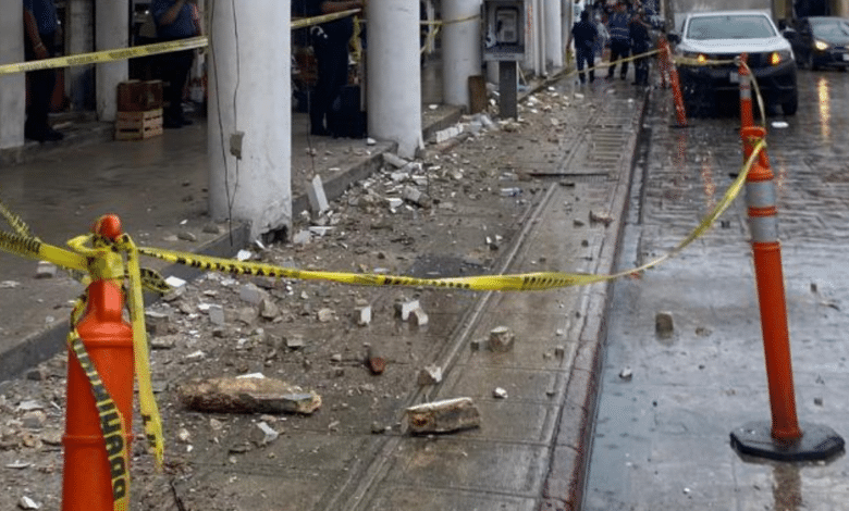 Accidente en Mercado San Lucas