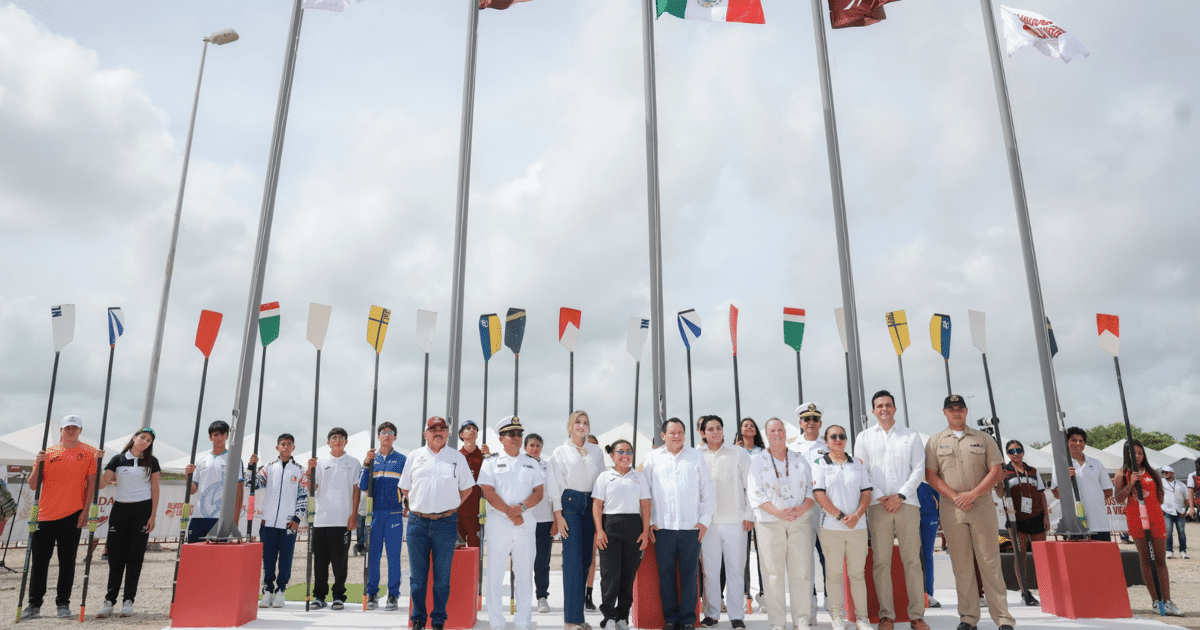 yucatán inaugura pista rehabilitada en progreso y abre disciplina de remo en olimpiada nacional