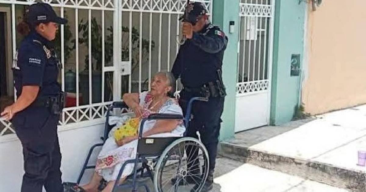 Abandonan por tercera vez a doña Sara, de 91 años, en Umán, Yucatán