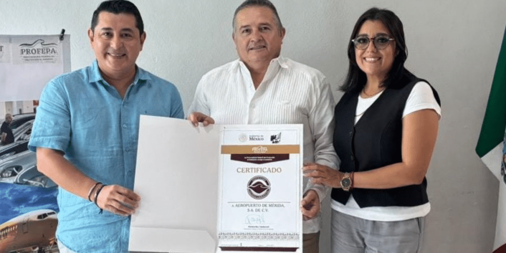 aeropuerto internacional de mérida recibe certificado de calidad ambiental por 11a. ocasión