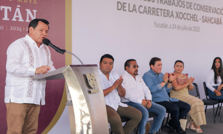 arranca reconstrucción de carretera xocchel–sahcabá