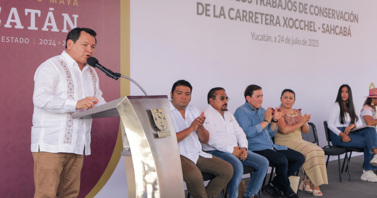 arranca reconstrucción de carretera xocchel–sahcabá