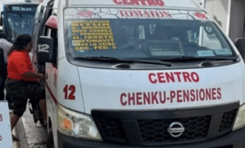 ATY descartan alza en tarifas en combis del FUTV en Yucatán