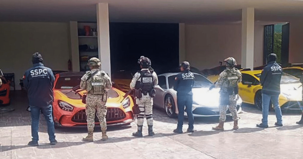 catean residencia en temozón y aseguran vehículos de lujo y equipo electrónico