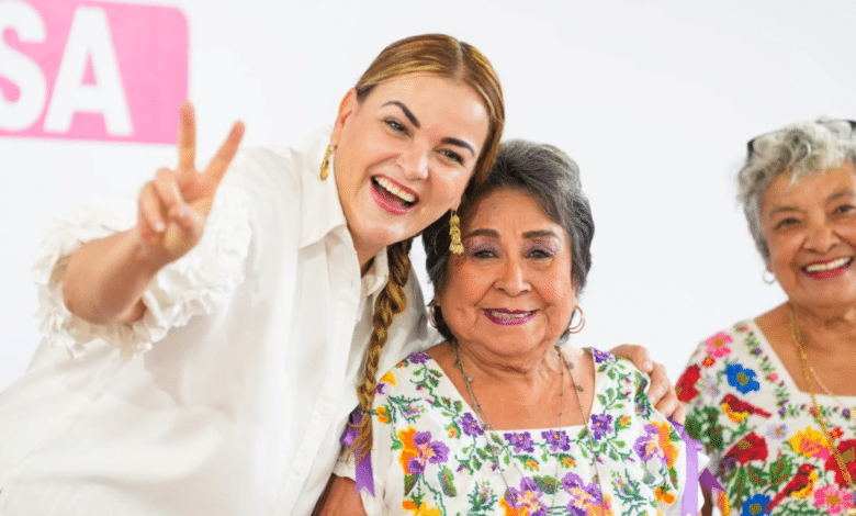 cecilia patrón “enchula” los hogares de adultos mayores en mérida