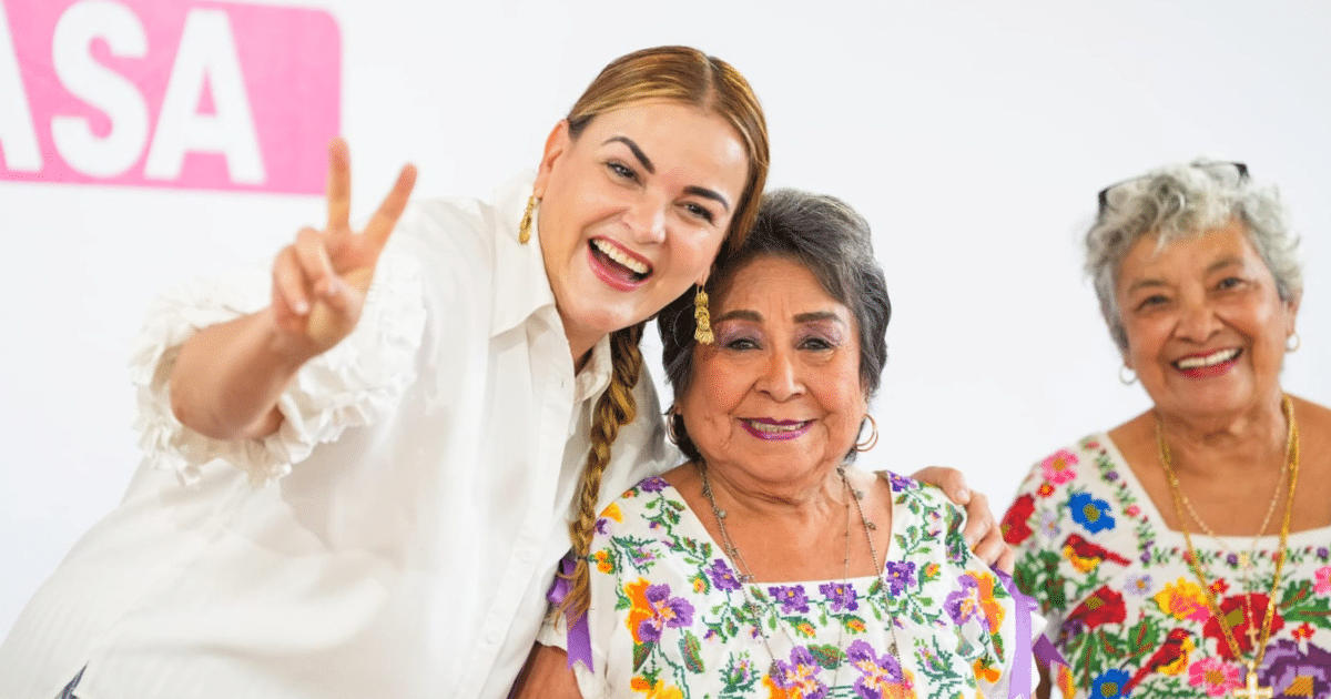 cecilia patrón “enchula” los hogares de adultos mayores en mérida
