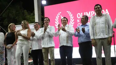 El Gobernador Joaquín Díaz Mena y el director de CONADE, Rommel Pacheco, encabezaron la clausura de la Olimpiada Nacional 2025 tras más de 45 días de competencias y una inversión superior a 80 mdp en infraestructura y eventos.