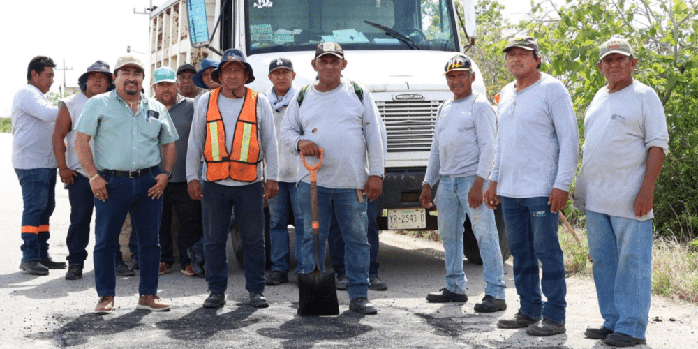 dan mantenimiento a carretera progreso–uaymitún por temporada vacacional