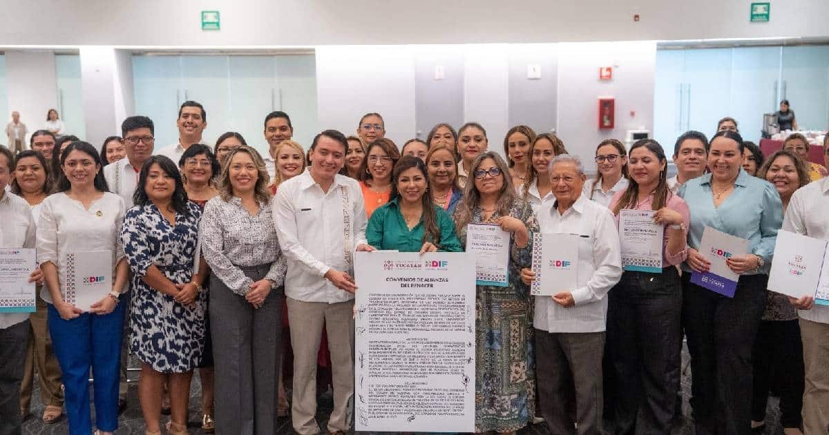 Firman “Alianzas del Renacer” para fortalecer el DIF