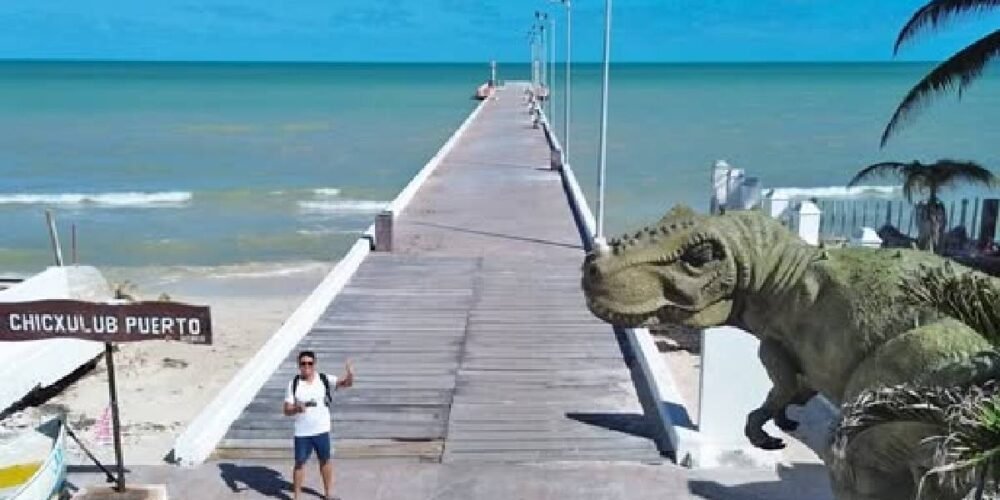 Chicxulub, combina la experiencia jurásica con hermosas aguas azul turquesa (Foto de El Viajero de México)