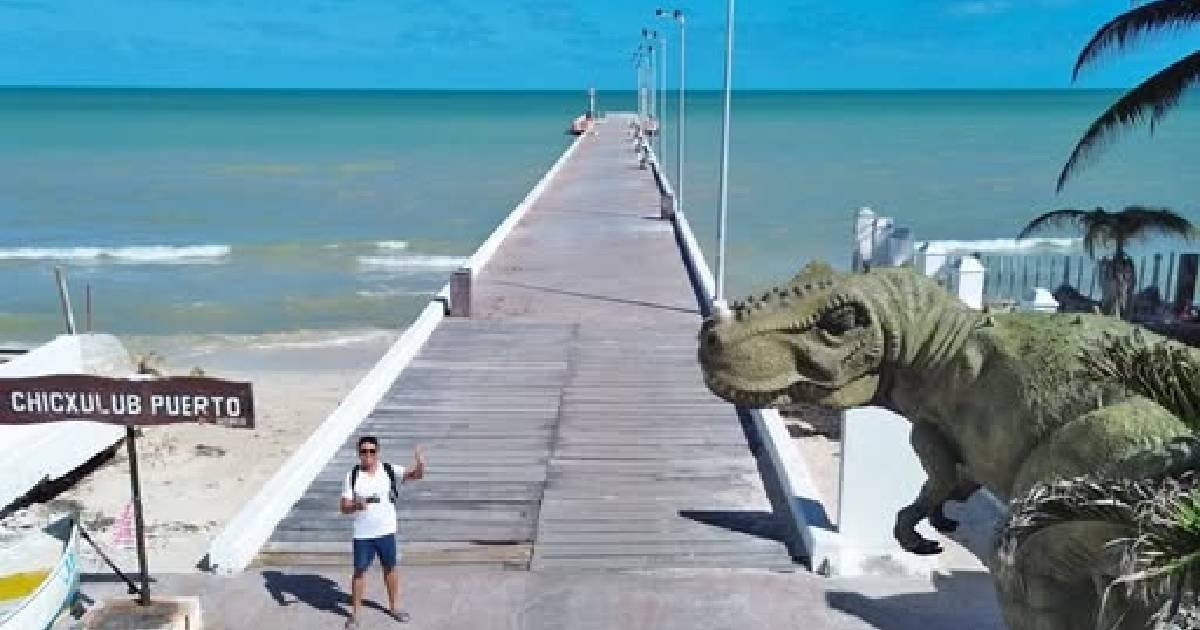 Chicxulub, combina la experiencia jurásica con hermosas aguas azul turquesa (Foto de El Viajero de México)