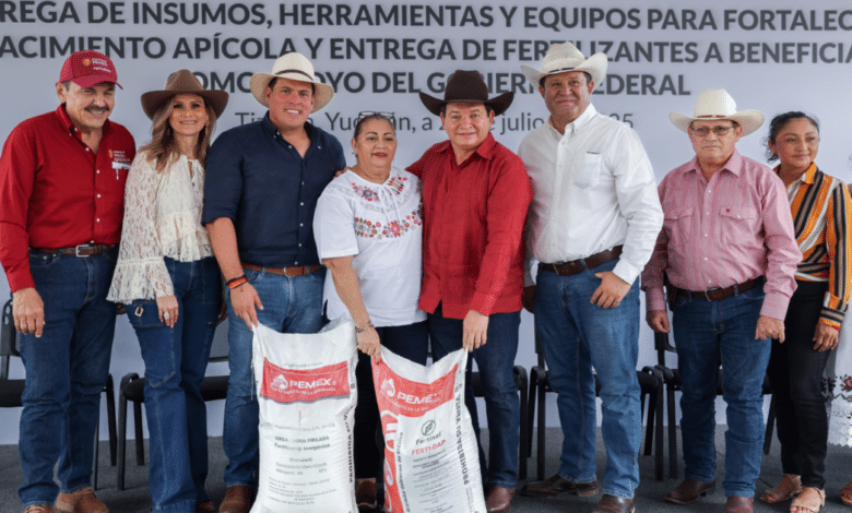 entregan 21 mil herramientas a productores de tizimín