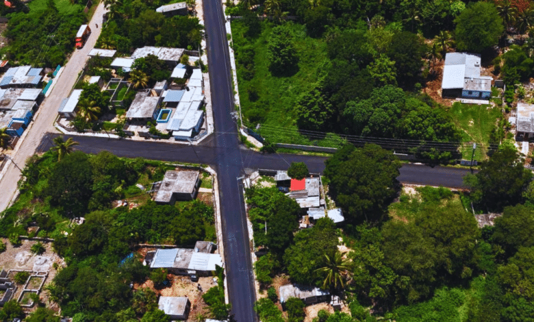 entregan calles nuevas en la colonia santo domingo en tizimin