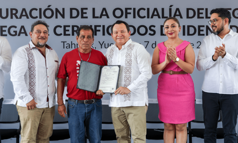 gobierno de yucatán reabre registro civil en tahmek tras 12 años sin servicio