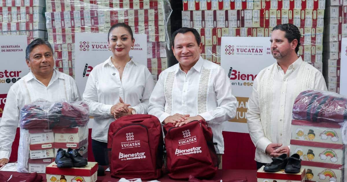 Arranca “Bienestar en tu Escuela 2025” con entrega de útiles y uniformes
