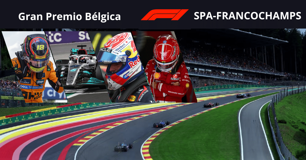 La Fórmula 1 aterriza en Spa-Francorchamps para la décimo tercera cita del calendario, en un momento clave del campeonato.