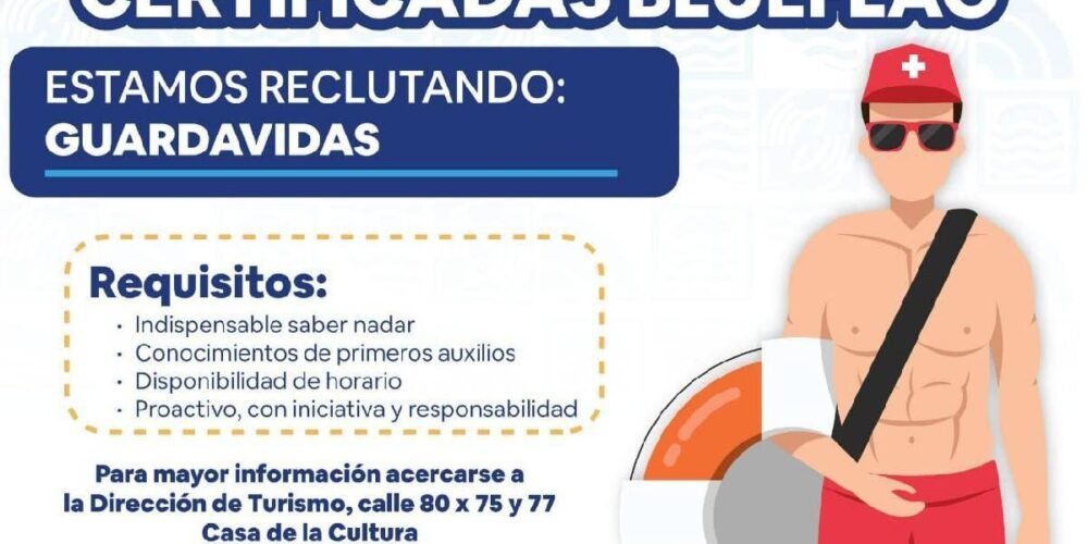 Progreso busca nuevos guardavidas para sus playas Blue Flag