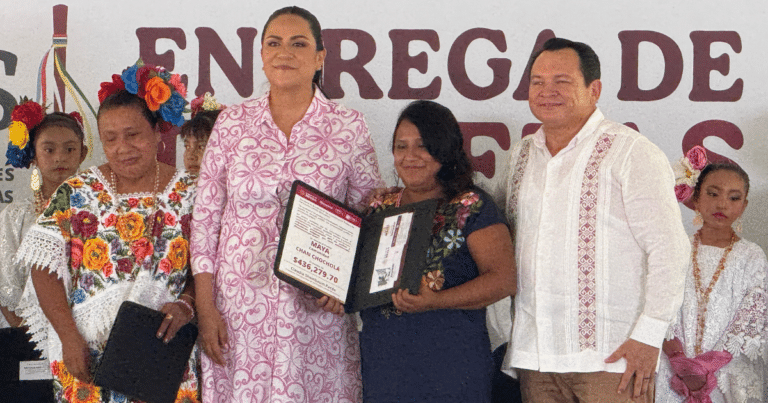 histórica entrega del fais más de 352 millones de pesos para comunidades indígenas de yucatán