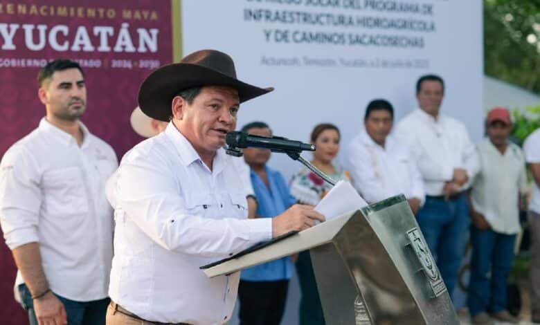 Impulsa Yucatán el campo con riego solar y obras en Temozón