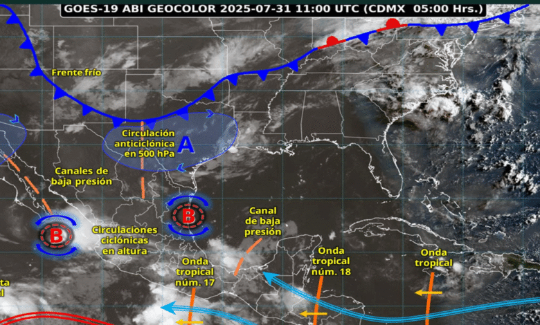 Lluvias intensas azotarán gran parte del país alerta en varias regiones