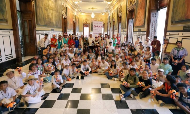 Infancias de 19 estados celebran saberes locales en Yucatán