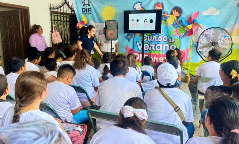 niñas y niños aprenden a prevenir la violencia sexual en kanasín con “un verano diferente”