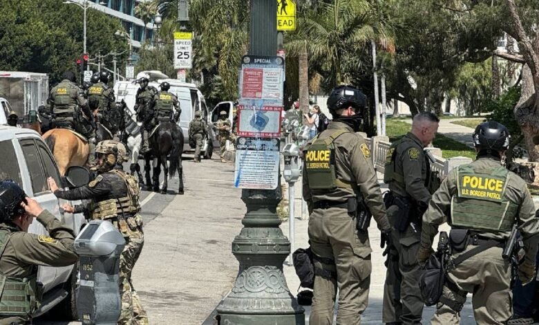 Tensión en Los Ángeles por operación de agentes federales (Foto de internet)