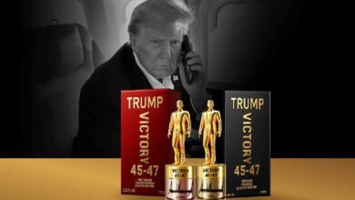 Trump promueve su nueva fragancia, "Victory" (Foto de internet)