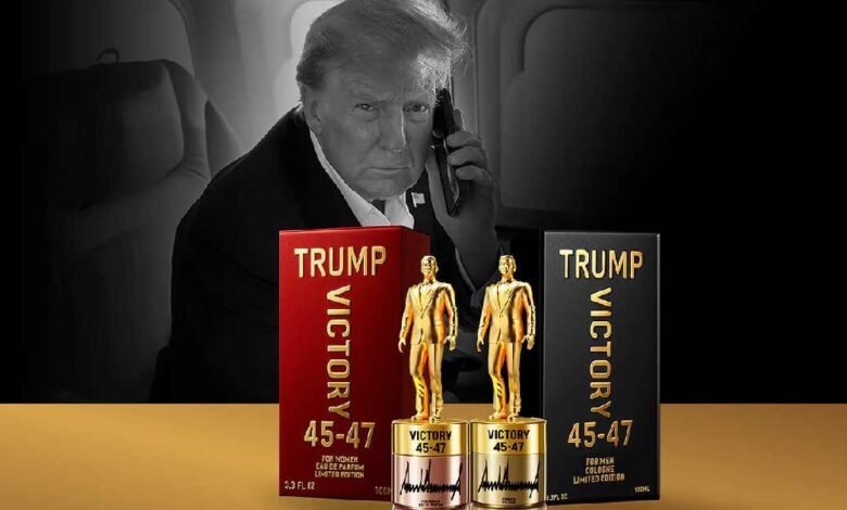 Trump promueve su nueva fragancia, "Victory" (Foto de internet)